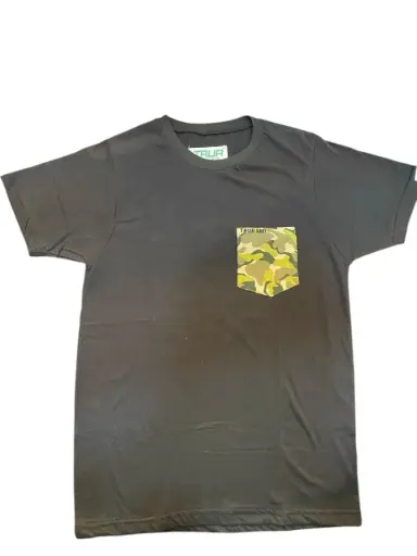 CAMISETA TRUR BOLSILLO MILITAR