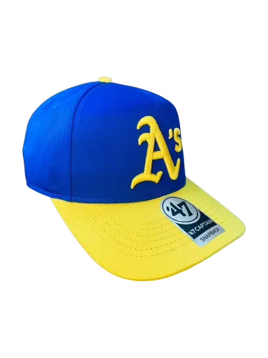GORRA  ABIERTA 47 AZUL AMARILLO